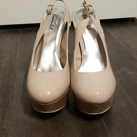 Bonnibel Nude Platform Heels - Picture 1 of 6
